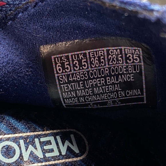 NEW Skechers flats air cooled memory foam blue - Picture 7 of 7